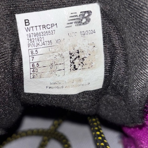 New Balance Women's Dynasoft Tektrel V1 Trail Running Shoes women’s size 8.5 - Picture 8 of 8